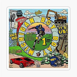 Lil Yac"hty Michigan Boy Boat Sticker