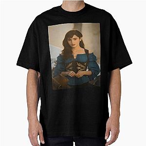 Lily Collins Oversized t-shirt