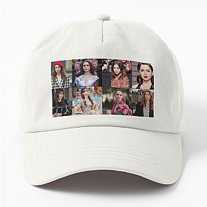 Lily Collins Photo Collage Dad Cap