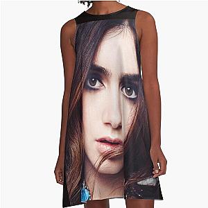 Lily Collins Poster Dress