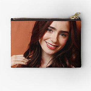 Lily Collins Zipper Pouch