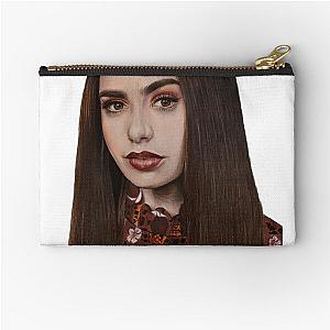 Lily Collins Zipper Pouch