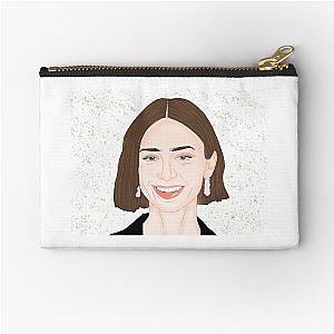 Lily Collins Zipper Pouch