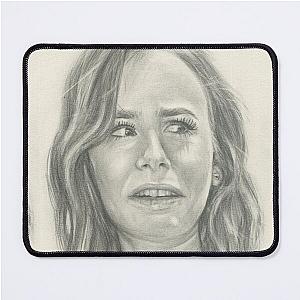 Portrait of Lily Collins Mouse Pad