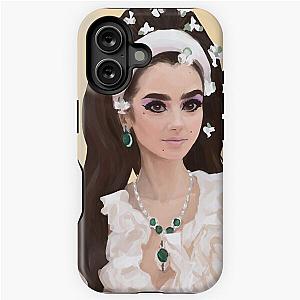 Lily Collins Met Gala Painting iPhone Case