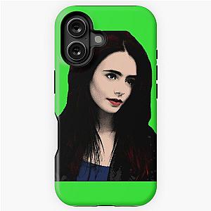 Lily Collins Pop Art iPhone Case