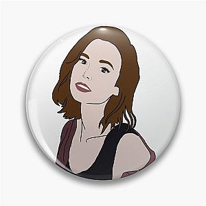 Lily Collins and Drawing Pin