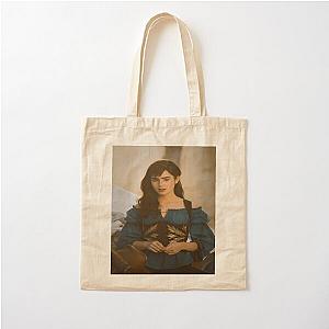 Lily Collins Cotton Tote Bag