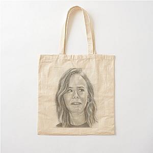 Portrait of Lily Collins Tote Bag
