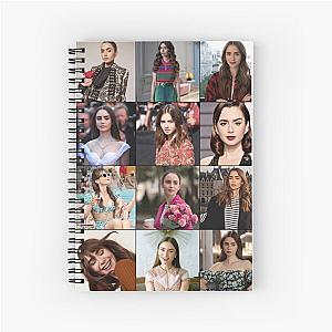 Lily Collins Spiral Notebook