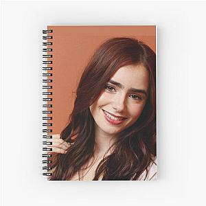 Lily Collins Spiral Notebook