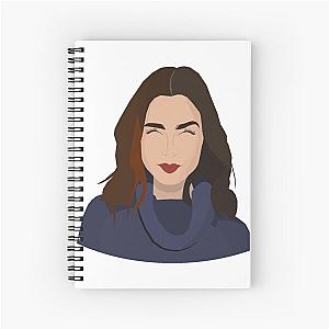 Lily Collins Spiral Notebook