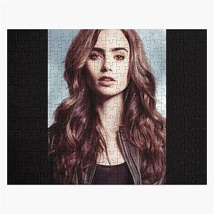 Lily Collins Poster Jigsaw Puzzle