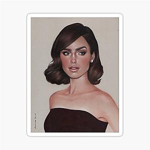 Lily Collins Drawing