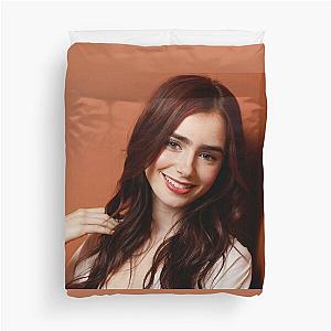 Lily Collins Duvet Cover