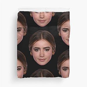 Lily Collins Duvet Cover