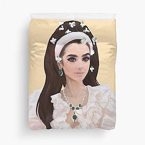 Lily Collins Met Gala Painting Duvet