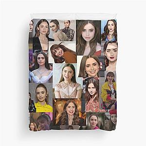 Lily Collins Beautiful Duvet Cover