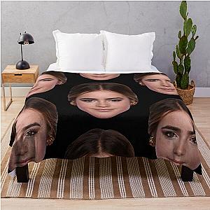 Lily Collins Throw Blanket