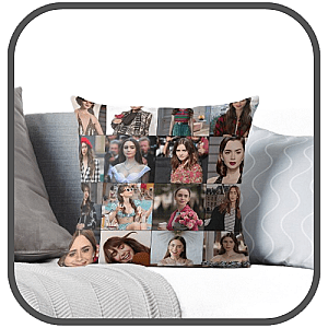 Lily Collins Pillows Cover