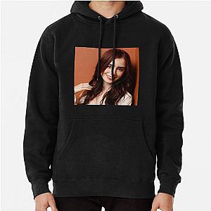 Lily Collins Pullover Hoodie