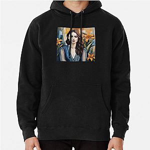 Emily in Paris Lily Collins picture with Lily flower Pullover Hoodie