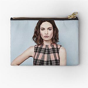 Lily James Zipper Pouch