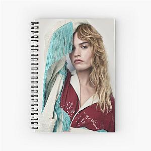 Lily James Spiral Notebook