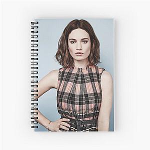 Lily James Spiral Notebook