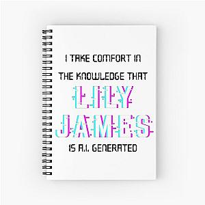 Lily James is Spiral Notebook