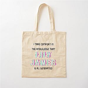 Lily James Cotton Tote Bag
