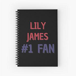 Lily James Fan Spiral Notebook