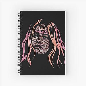 Lily James Spiral Notebook