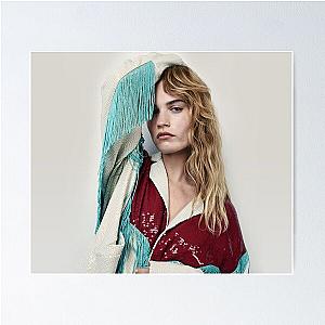 Lily James Poster