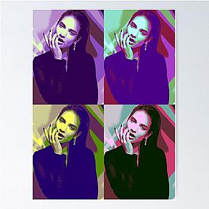 Lily James Pop Art Poster