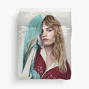 Lily James Duvet Cover