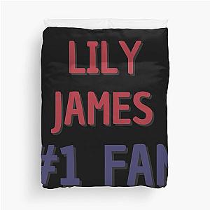 Lily James Fan Duvet Cover