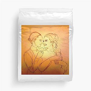 Alicia Vikander and Lily James Duvet Cover