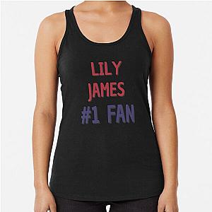 Lily James Fan Racerback Tank Top