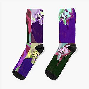 Lily James Pop Socks