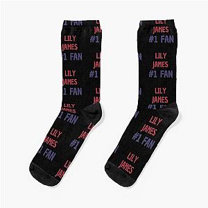 Lily James Fan Socks