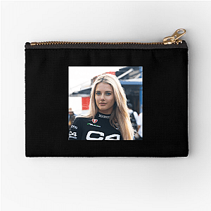American Racing Personality Lindsay Brewer Zipper Pouches