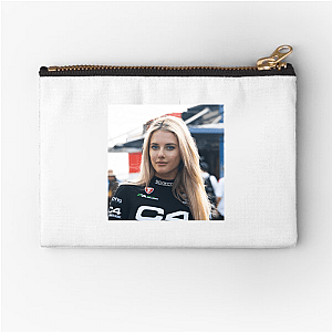 American Racing Personality Lindsay Brewer Zipper Pouches