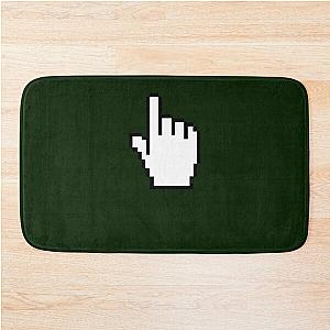 Index Finger Link Click Cursor  Bath Mat