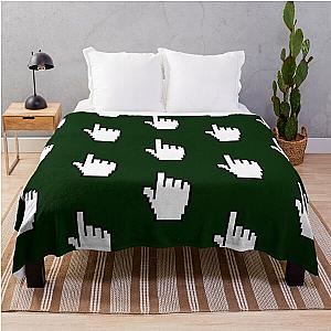 Index Finger Link Click Cursor  Throw Blanket