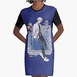 Link Click 8k Graphic T-Shirt Dress