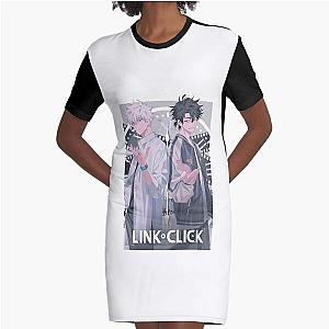 Link click Graphic T-Shirt Dress