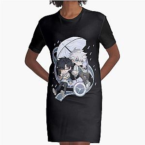 Link Click - Chibi  Graphic T-Shirt Dress