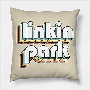 Linkin Park - Retro Rainbow Typography Faded Style Pillow TP0509