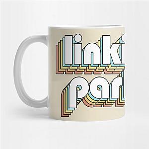 Linkin Park - Retro Rainbow Typography Faded Style Mug TP0509